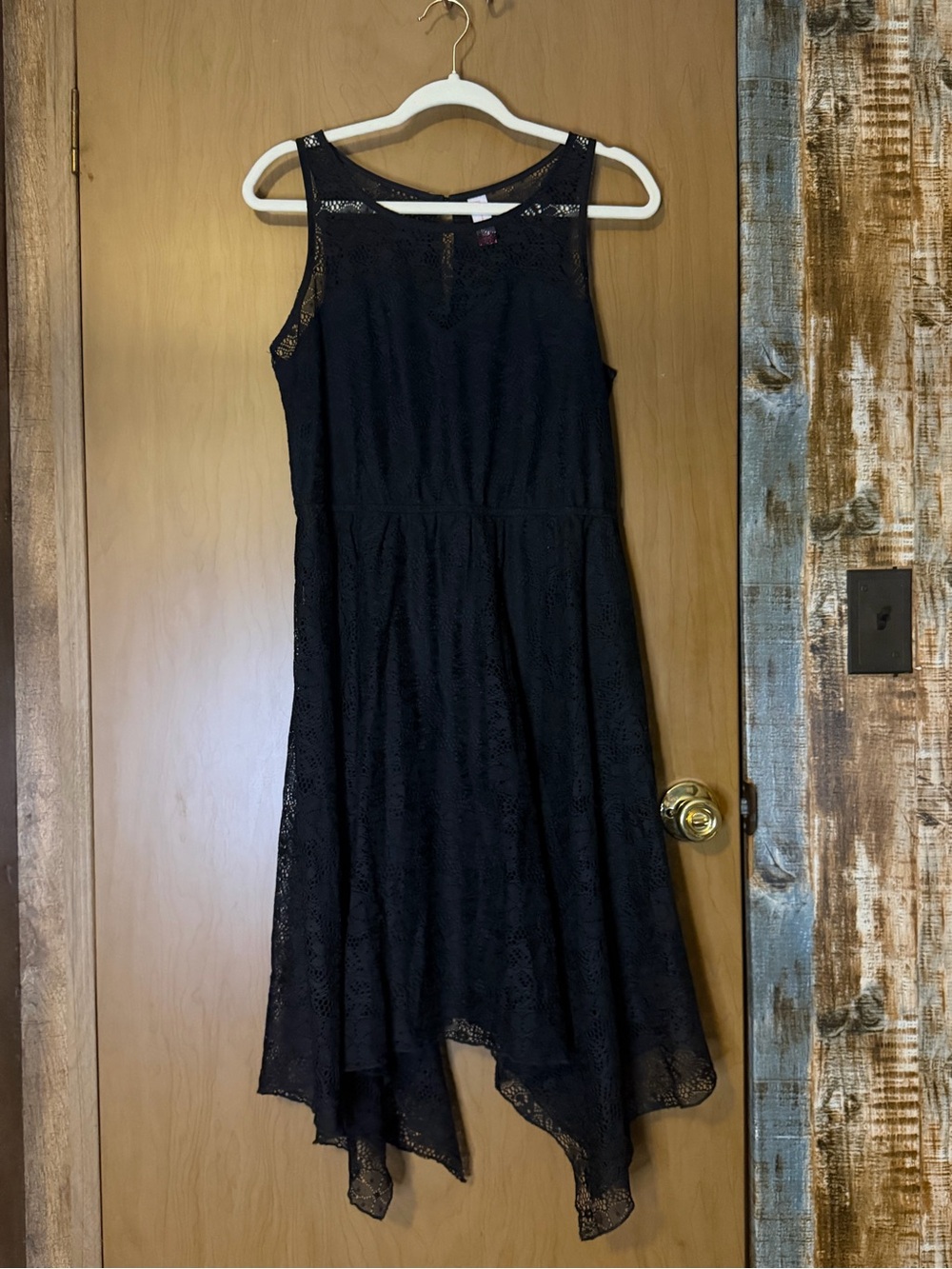 No Boundaries Black Crochet Lace Dress